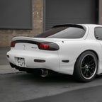 Installed View - Mazda RX7 FD: JDM Rear Roof Drift Wing