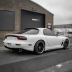 Installed View - Mazda RX7 FD: JDM Rear Roof Drift Wing
