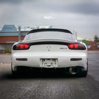 Installed View - Mazda RX7 FD: Rear Boot Drift Wing Bobtail Spoiler