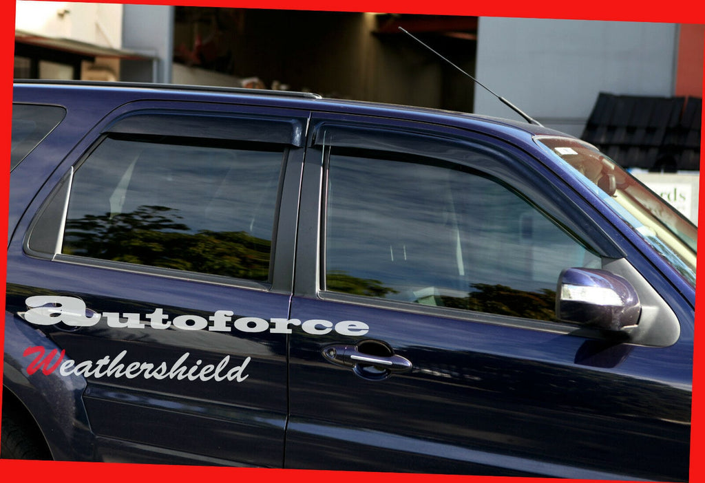Installed View - Mazda Tribute (2001-2007): Premium Window Visors