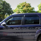Installed View - Mazda Tribute (2001-2007): Premium Window Visors