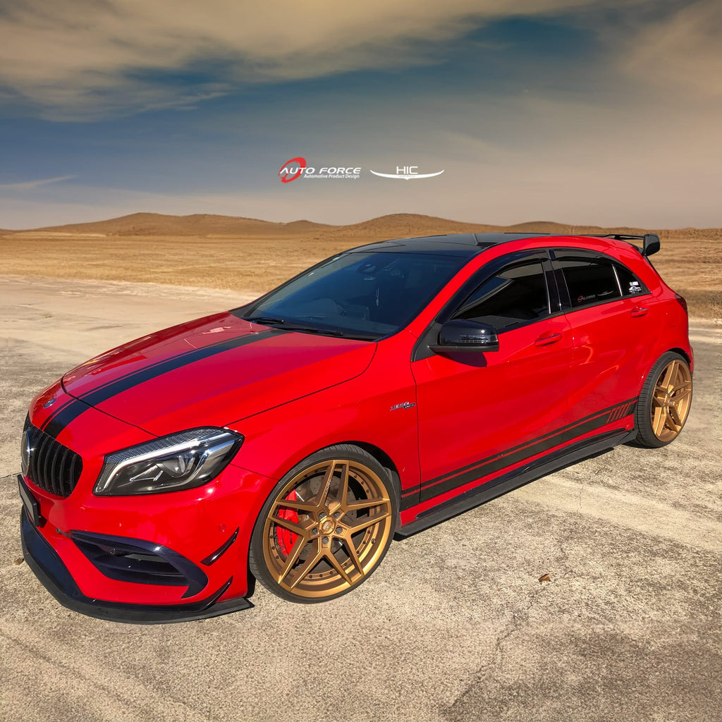 Installed View - Mercedes-Benz A-Class W176 (2012-2018): Premium Window Visors