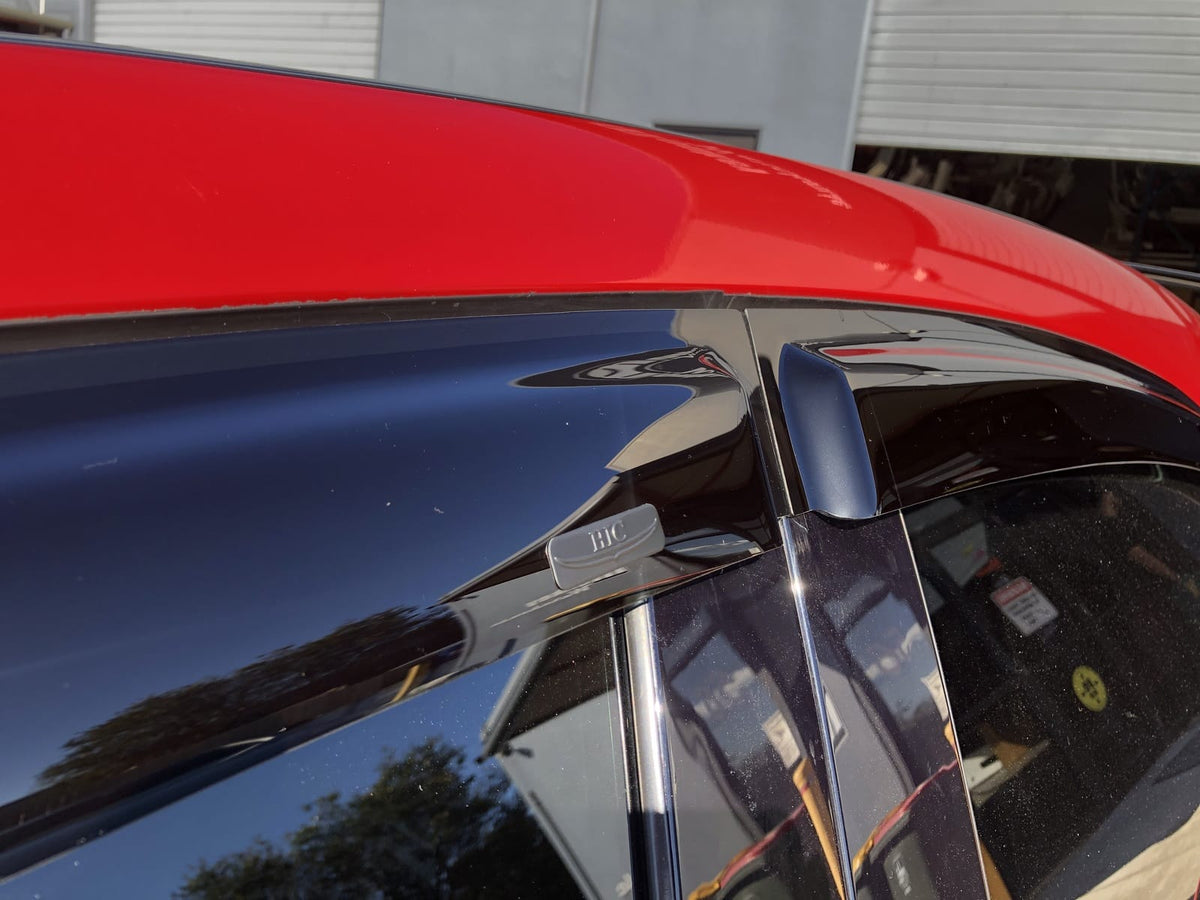 Installed View - Mercedes-Benz A-Class W176 (2012-2018): Premium Window Visors