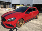 Installed View - Mercedes-Benz A-Class W176 (2012-2018): Premium Window Visors