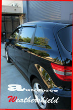 Installed View - Mercedes Benz B-Class W245 (2005-2011): Premium Window Visors