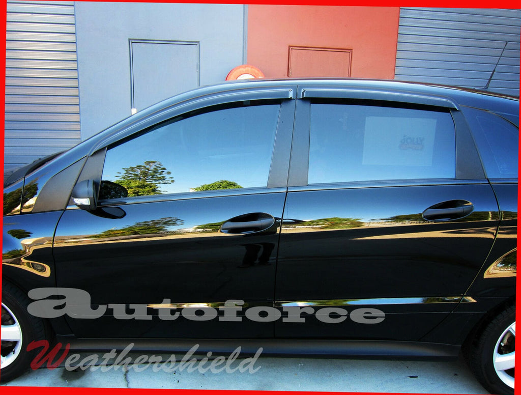 Installed View - Mercedes Benz B-Class W245 (2005-2011): Premium Window Visors