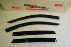 Installed View - Mercedes Benz B-Class W246 (2012-2019): Premium Window Visors