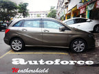 Installed View - Mercedes Benz B-Class W246 (2012-2019): Premium Window Visors