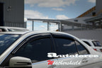 Installed View - Mercedes-Benz C-Class W204 Sedan: Premium Window Visors