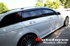 Installed View - Mercedes-Benz C-Class W204 Wagon: Premium Window Visors