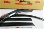 Installed View - Mercedes Benz C-Class W205 Sedan (2014-2021): Premium Window Visors