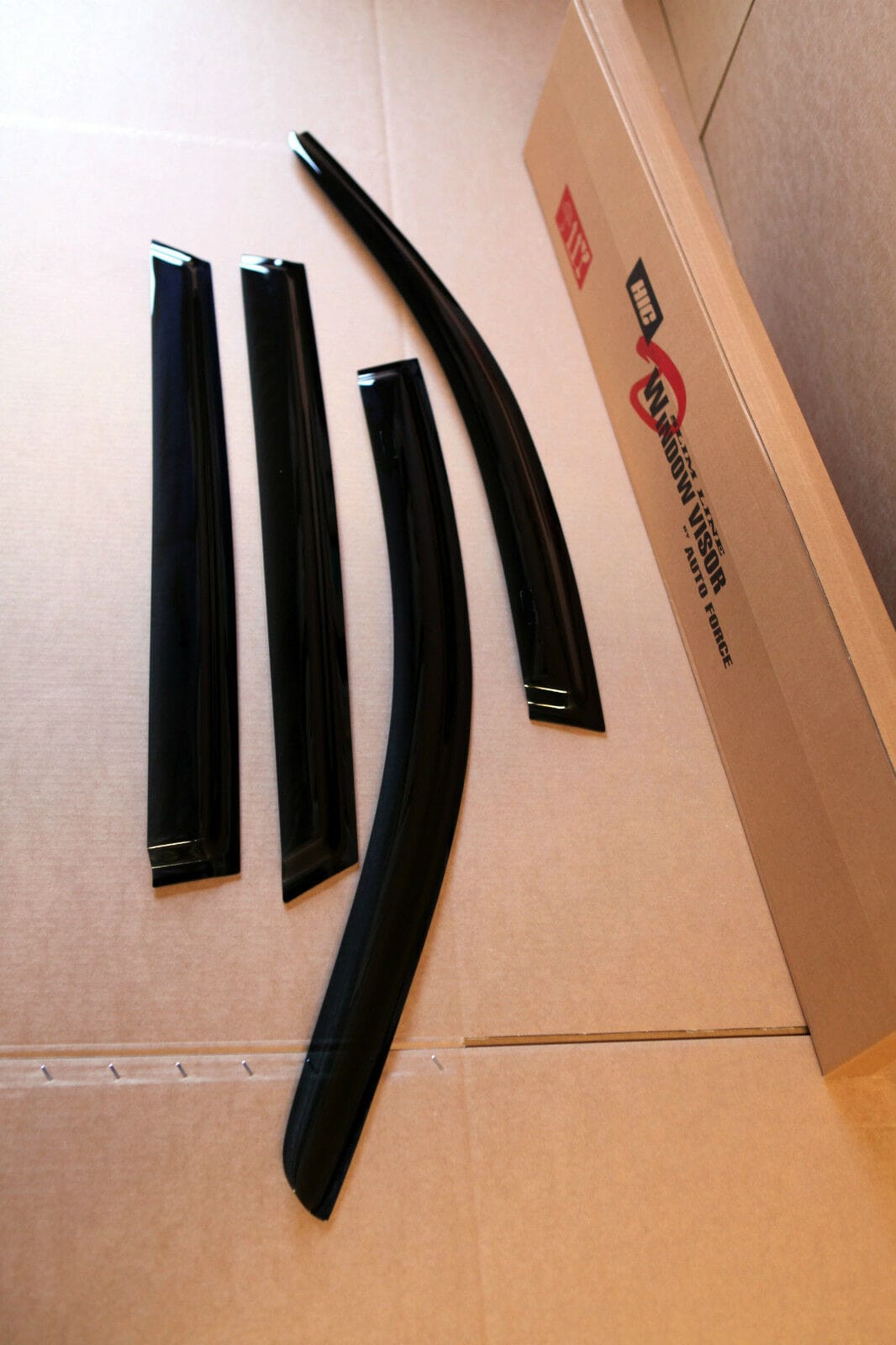 Installed View - Mercedes-Benz C63 AMG W204 Estate: Premium Window Visors