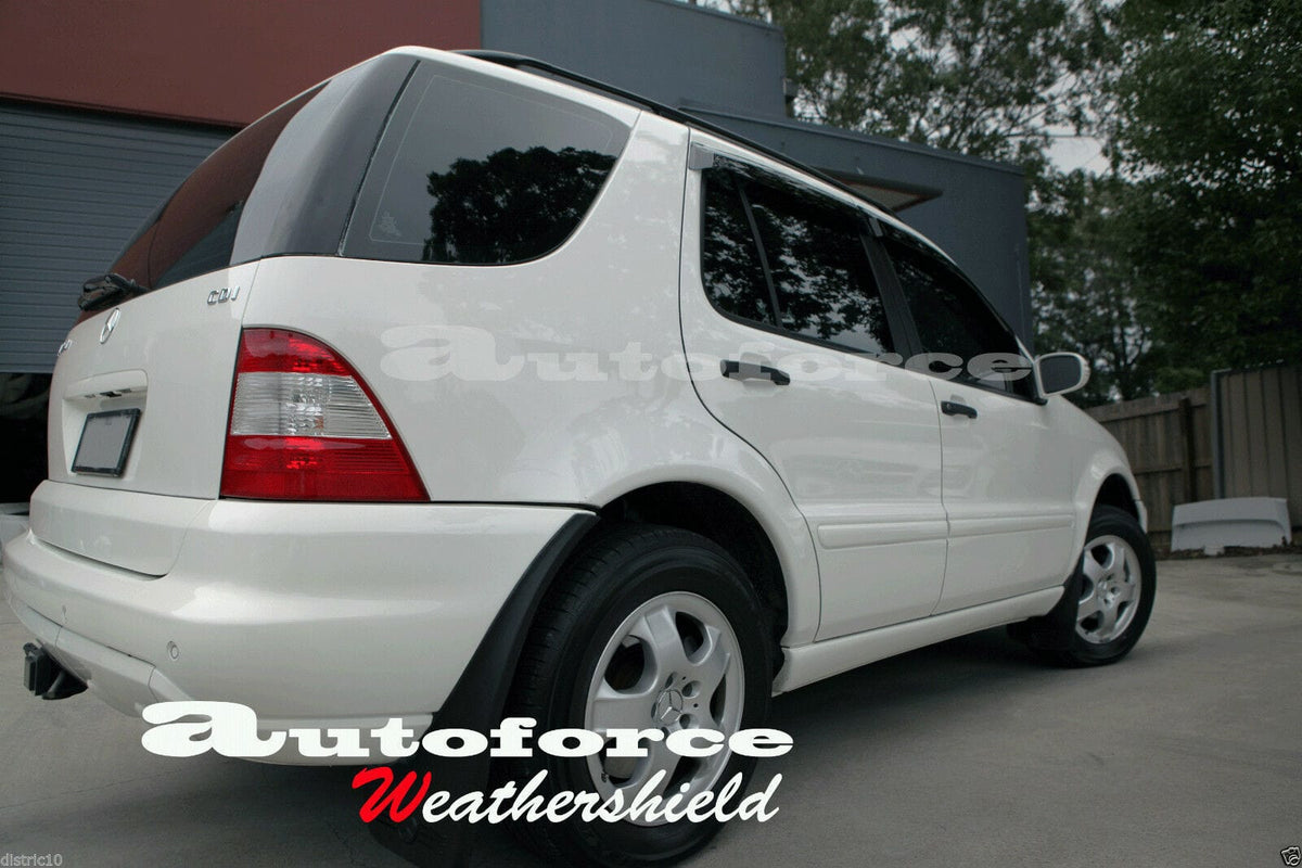 Installed View - Mercedes-Benz ML W163 (ML270/320/350/430/500/ML55): Premium Window Visors