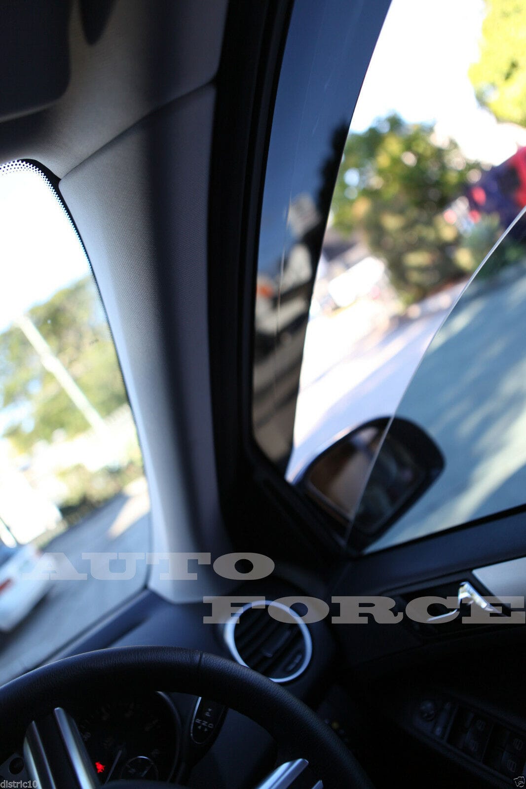 Installed View - Mercedes-Benz ML280 ML300 ML320 (2005-2011): Premium Window Visors