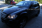 Installed View - Mercedes-Benz ML280 ML300 ML320 (2005-2011): Premium Window Visors