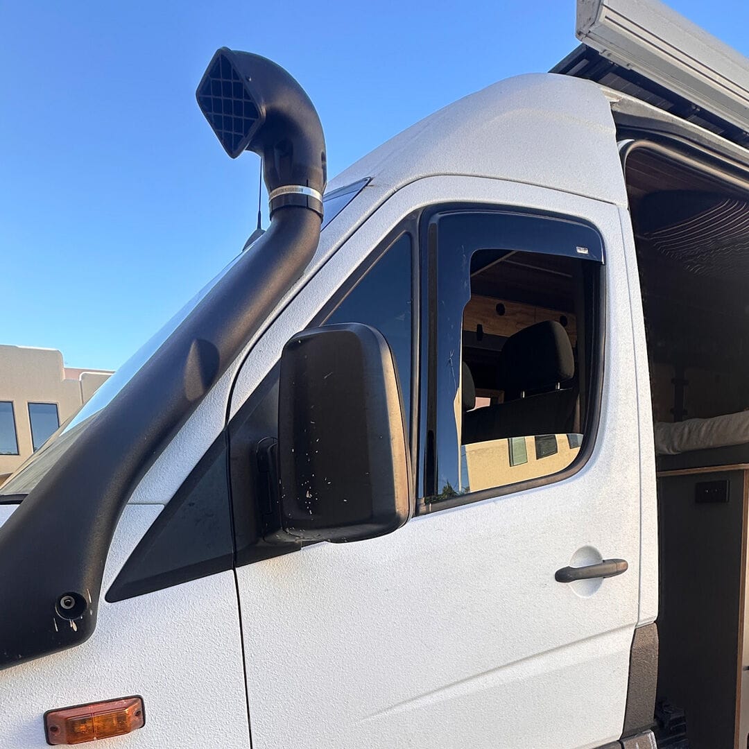 Installed View - Mercedes-Benz Sprinter W906 (2006-2018): Premium Window Visors