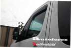 Installed View - Mercedes-Benz Sprinter W906 (2006-2018): Premium Window Visors