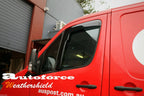 Installed View - Mercedes-Benz Sprinter W906 (2006-2018): Premium Window Visors