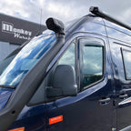 Installed View - Mercedes-Benz Sprinter W907 (2018-2026): Premium Window Visors