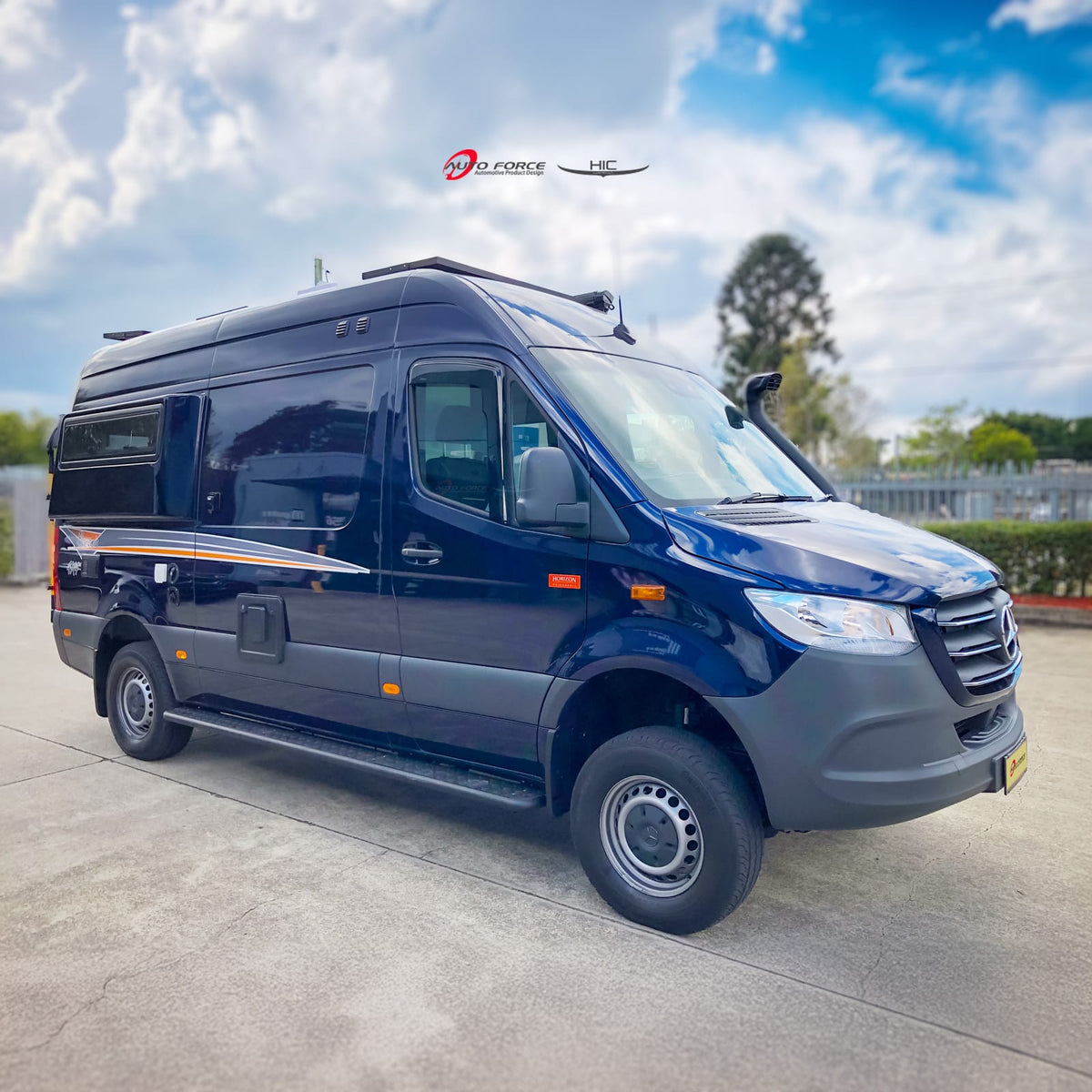 Installed View - Mercedes-Benz Sprinter W907 (2018-2026): Premium Window Visors