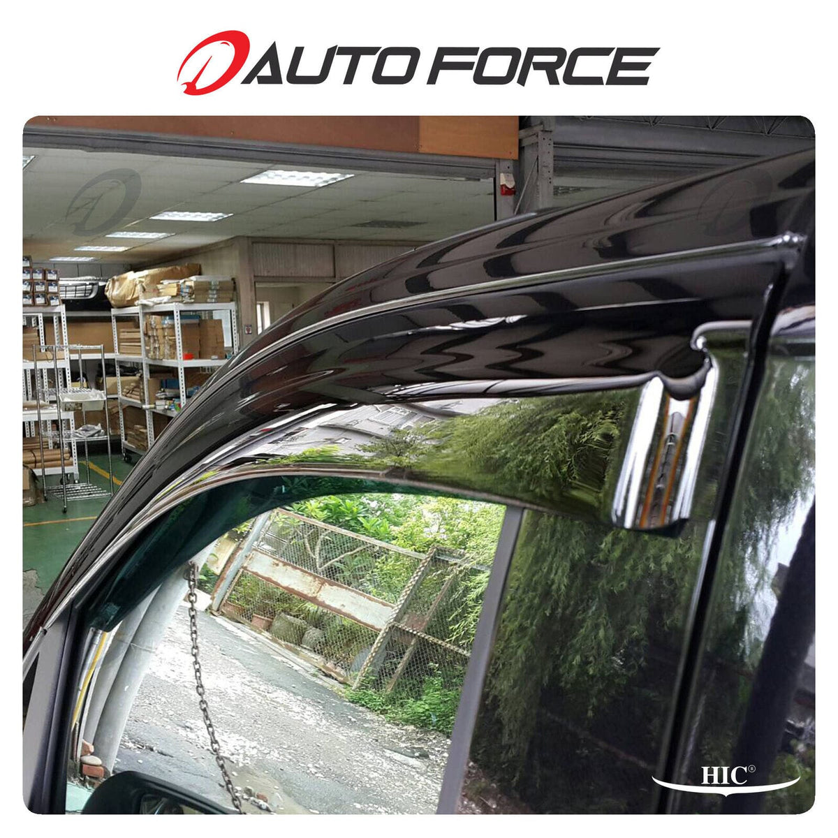 Installed View - Mercedes-Benz Valente: Premium Window Visors