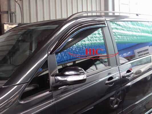 Installed View - Mercedes-Benz Vito W639 (2004-2015): Premium Window Visors