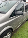 Installed View - Mercedes-Benz Vito W639 (2004-2015): Premium Window Visors