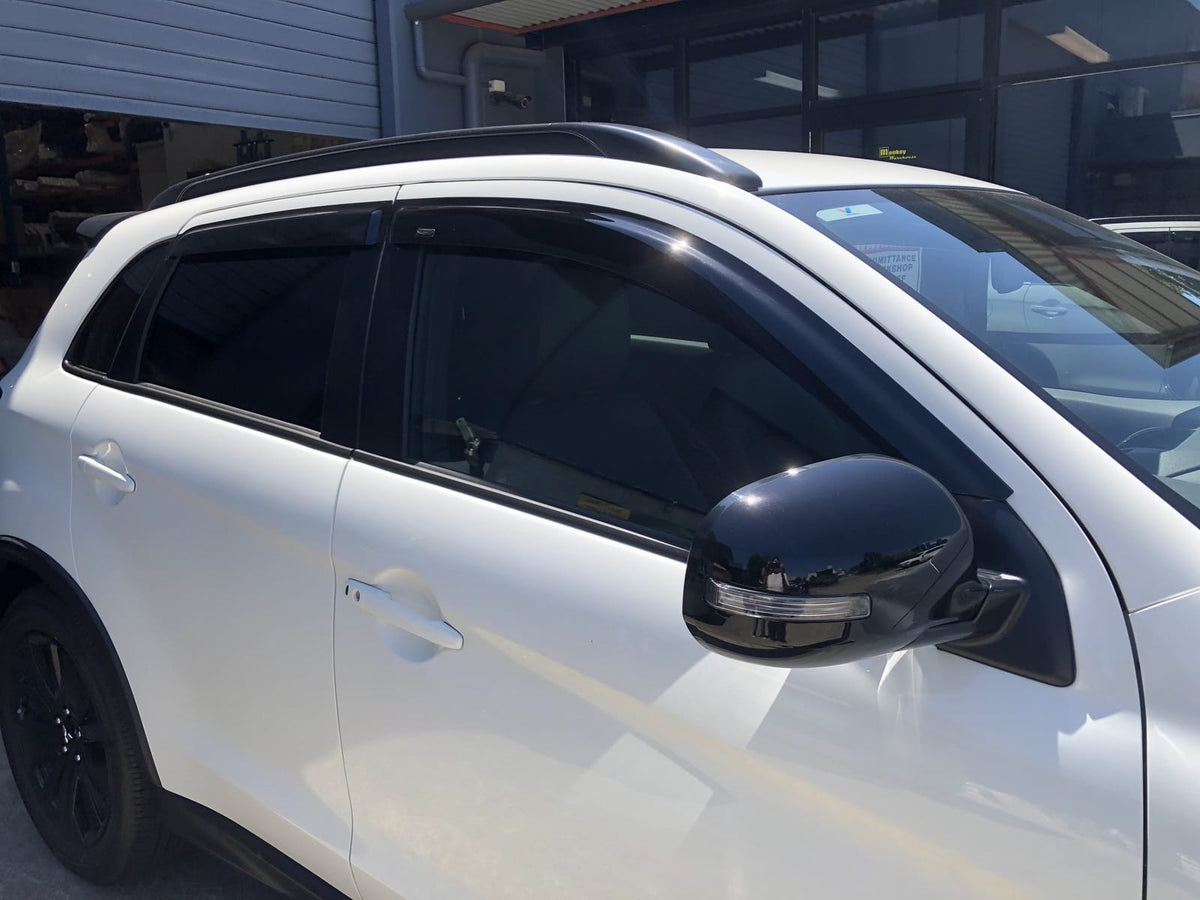 Installed View - Mitsubishi ASX (2010-2024): Premium Window Visors