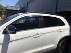 Installed View - Mitsubishi ASX (2010-2024): Premium Window Visors