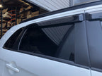 Installed View - Mitsubishi ASX (2010-2024): Premium Window Visors