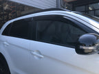 Installed View - Mitsubishi ASX (2010-2024): Premium Window Visors