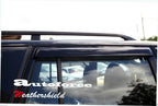 Installed View - Mitsubishi Challenger (1997-2005): Premium Window Visors