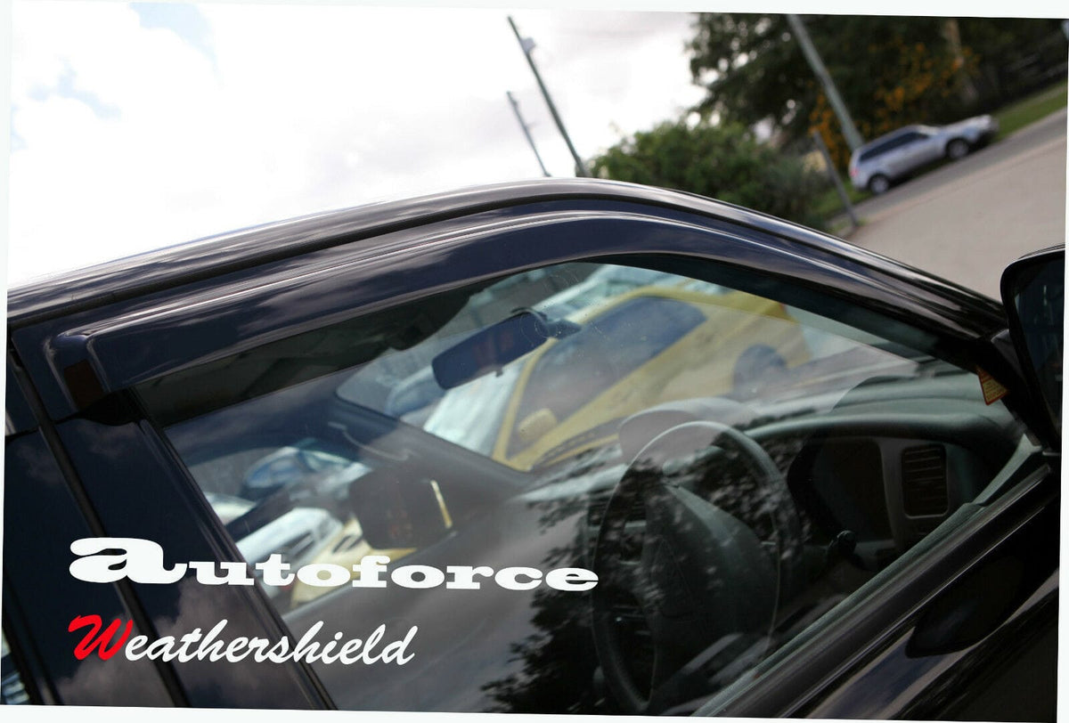 Installed View - Mitsubishi Challenger (1997-2005): Premium Window Visors