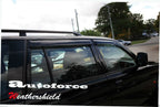 Installed View - Mitsubishi Challenger (1997-2005): Premium Window Visors