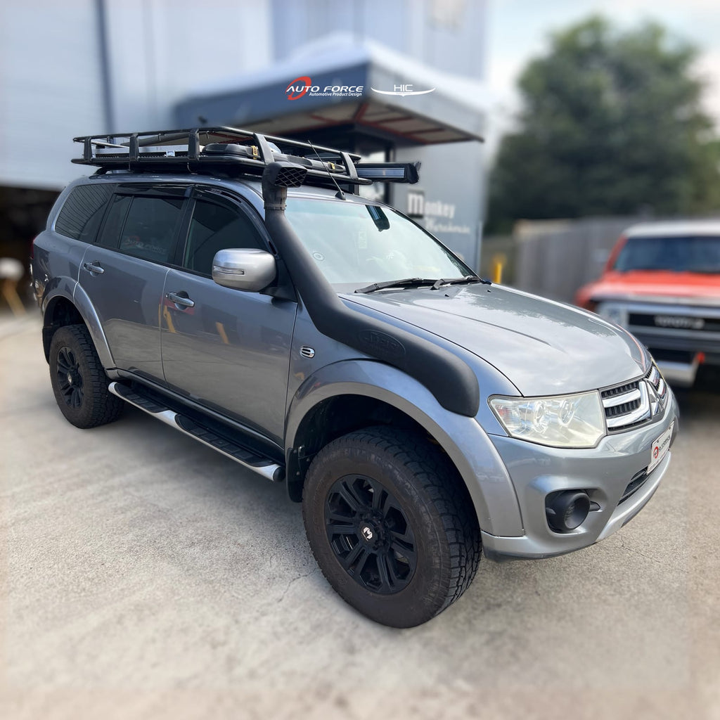 Installed View - Mitsubishi Challenger PB / PC (2009-2015): Premium Window Visors