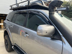 Installed View - Mitsubishi Challenger PB / PC (2009-2015): Premium Window Visors