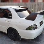 Installed View - Mitsubishi Evolution 7 8 9 Sedan (2001-2007): Premium Roof Spoiler