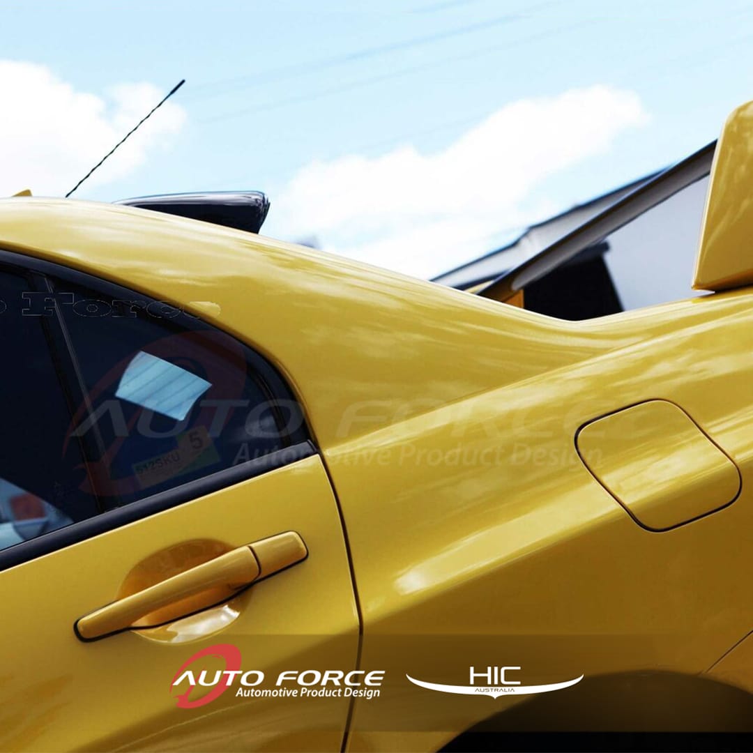 Installed View - Mitsubishi Evolution 7 8 9 Sedan (2001-2007): Premium Roof Spoiler
