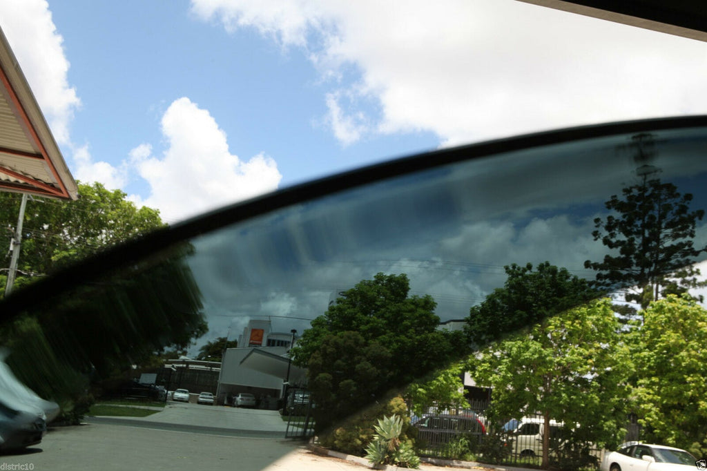 Installed View - Mitsubishi Evolution X (CZ4A): Premium Window Visors