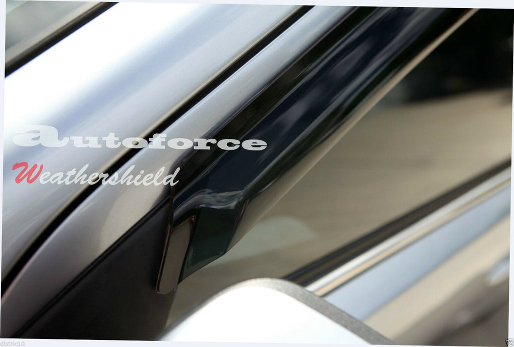 Installed View - Mitsubishi Evolution X (CZ4A): Premium Window Visors