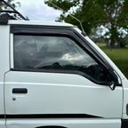 Installed View - Mitsubishi Express Van L300 (1986-2014): Premium Window Visors