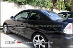 Installed View - Mitsubishi Lancer CE Coupe (1996-2003): Premium Window Visors