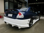 Installed View - Mitsubishi Lancer CE Coupe: Bomex Style Rear Bumper