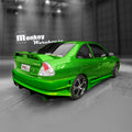 Installed View - Mitsubishi Lancer CE Coupe: Bomex Style Rear Bumper