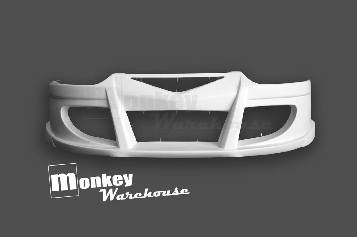 Installed View - Mitsubishi Lancer CE Coupe: Droid Style Front Bumper