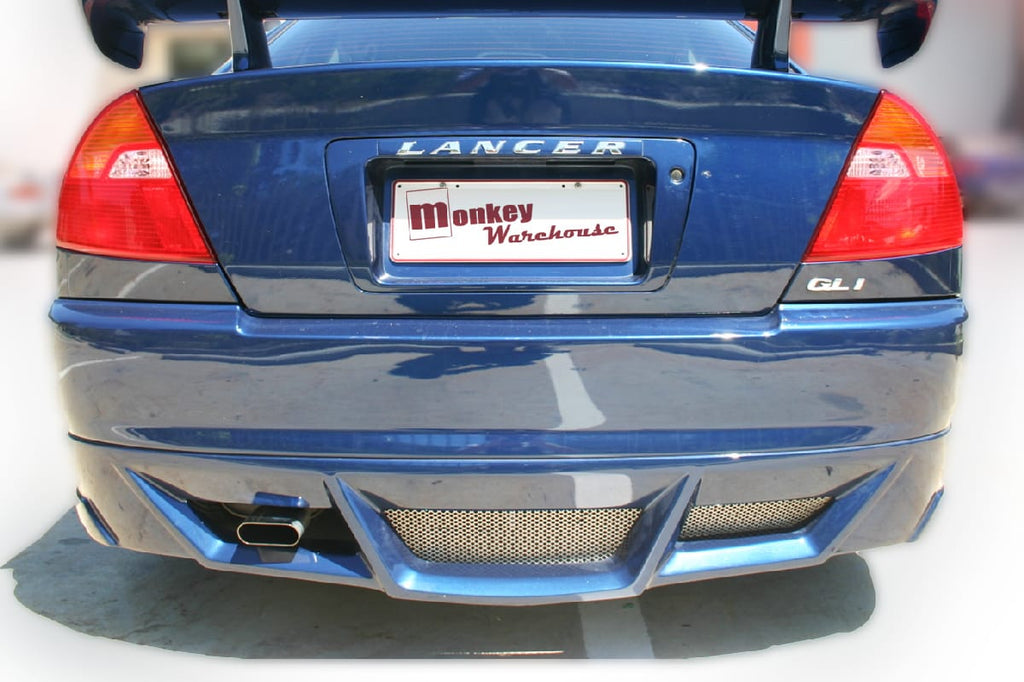 Installed View - Mitsubishi Lancer CE Coupe: Droid Style Rear Lip