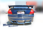 Installed View - Mitsubishi Lancer CE Coupe: Droid Style Rear Lip