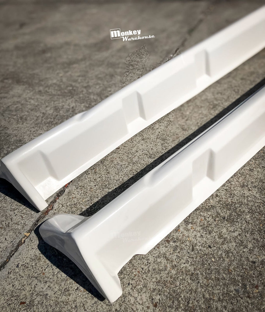 Installed View - Mitsubishi Lancer CE Coupe: Evo 6 Style Side Skirts