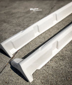 Installed View - Mitsubishi Lancer CE Coupe: Evo 6 Style Side Skirts