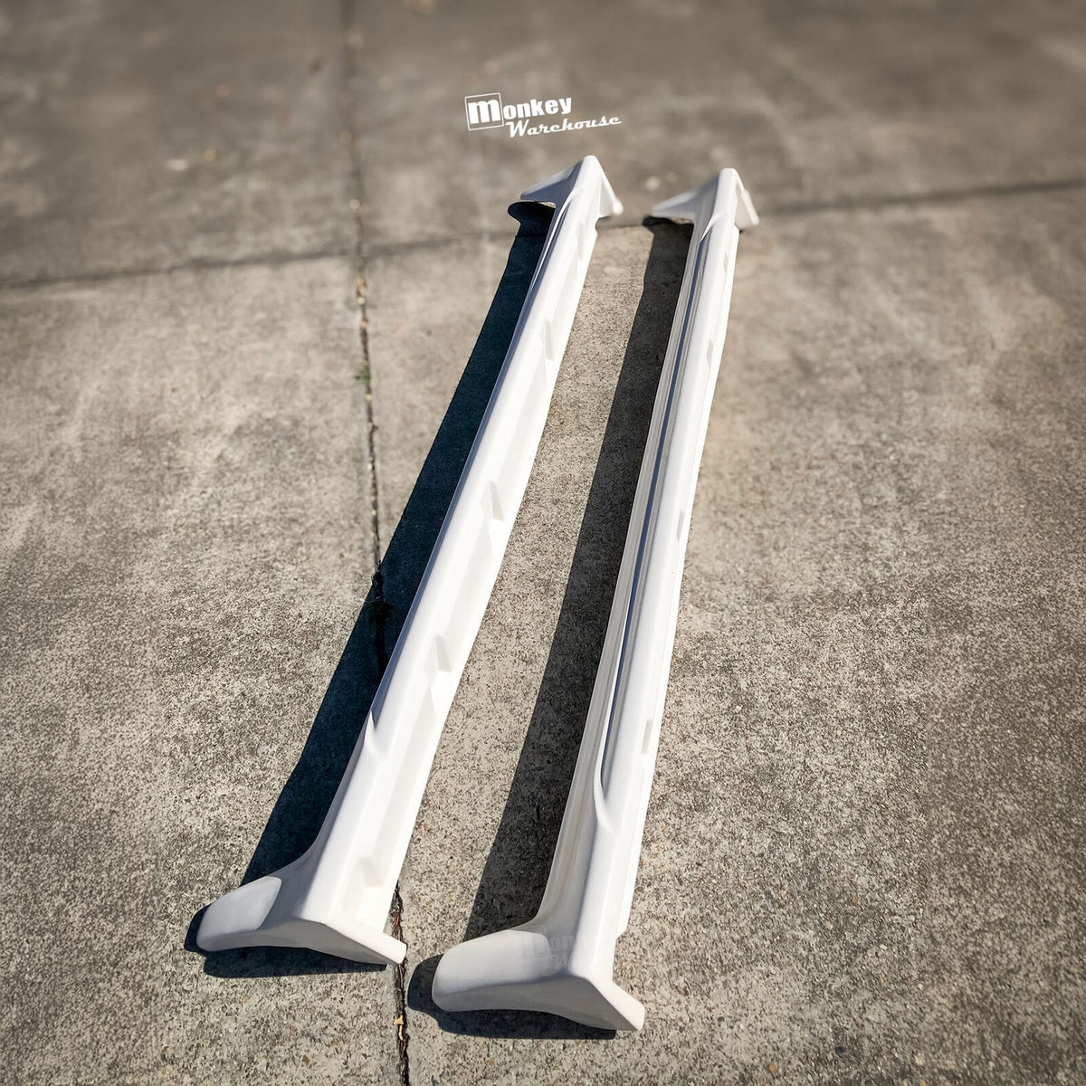 Installed View - Mitsubishi Lancer CE Coupe: Evo 6 Style Side Skirts